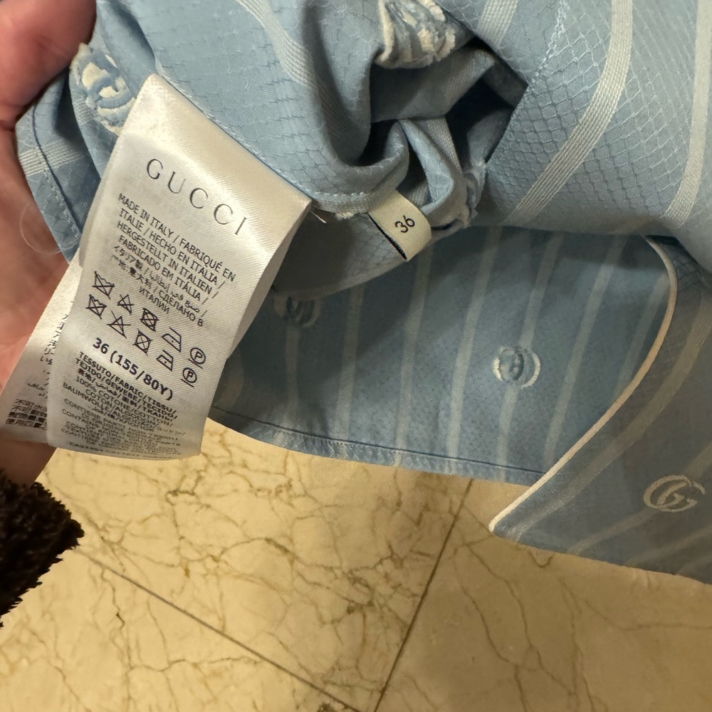 Authentic New With Tags Gucci Button Down Shirt - image 4
